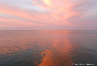 TAMPA BAY FORIDA - SUNSET REFLECTIONS 